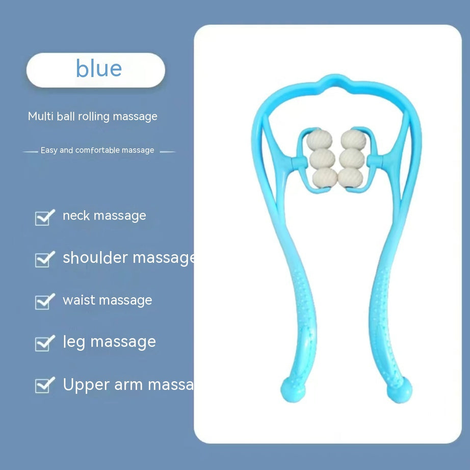 Manual Six-ball Household Multifunctional Neck Massager