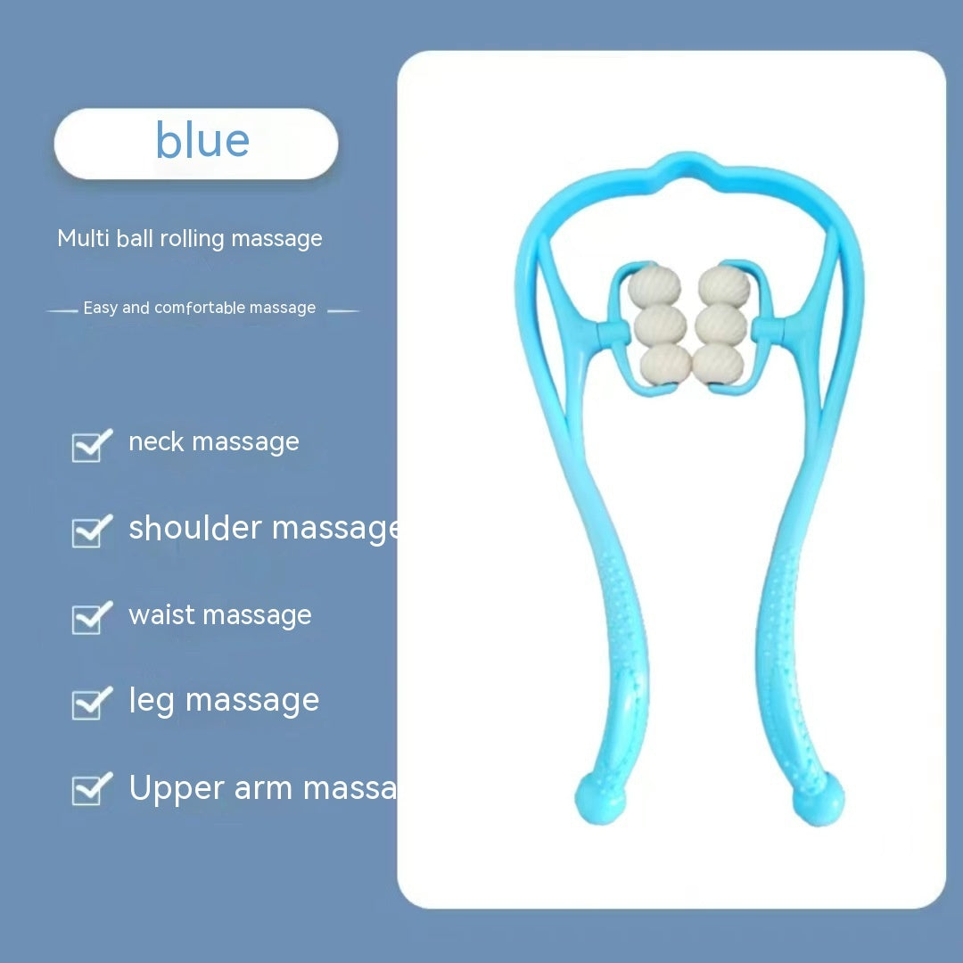 Manual Six-ball Household Multifunctional Neck Massager