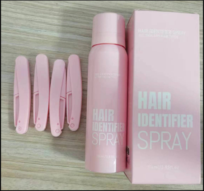 Hair Identifier Spray & Moisturizing Dermaplaner Set for Face Shaving - ShreeBliss