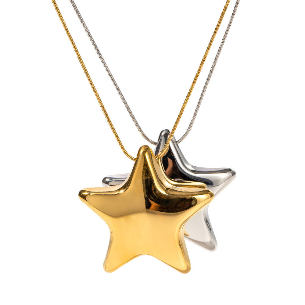 18K Gold-Plated Star Necklace – ShreeBliss