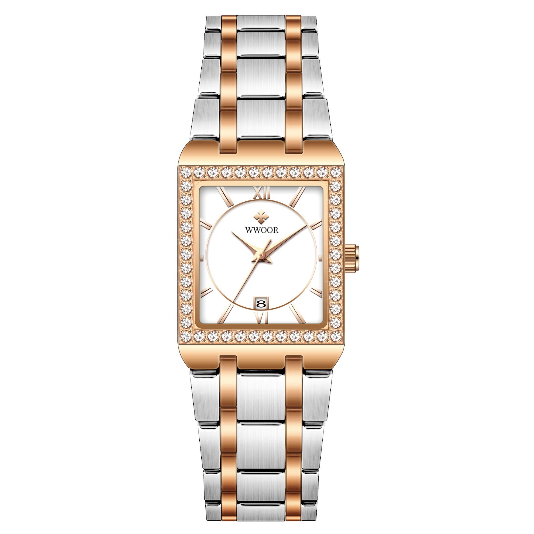 Grip Love Diamond Waterproof Quartz Watch - ShreeBliss