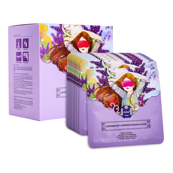 Lavender Heated Eye Mask - ShreeBliss