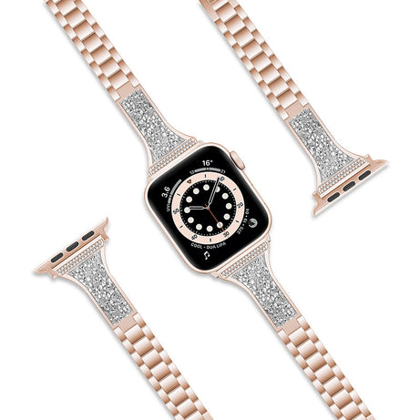Three-Bead Paste Belt Stainless Steel Watch - ShreeBliss
