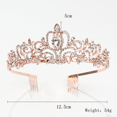 Bridal Alloy Diamond Crown & Belt – ShreeBliss