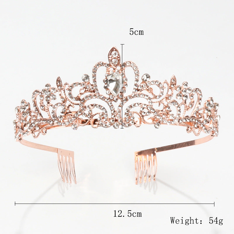 Bridal Alloy Diamond Crown & Belt – ShreeBliss