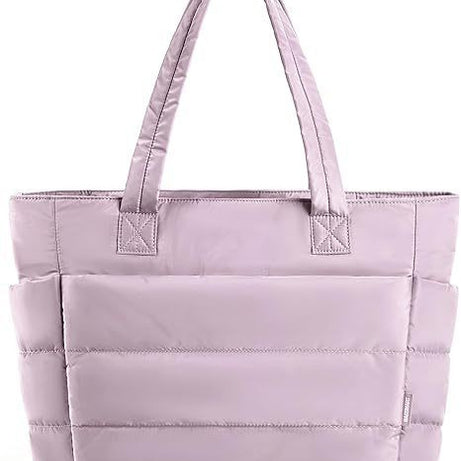 Women’s Cotton Handbag - Large Zipper Travel Essential & Everyday Bag - ShreeBliss
