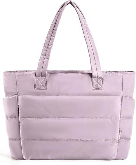 Women’s Cotton Handbag - Large Zipper Travel Essential & Everyday Bag - ShreeBliss