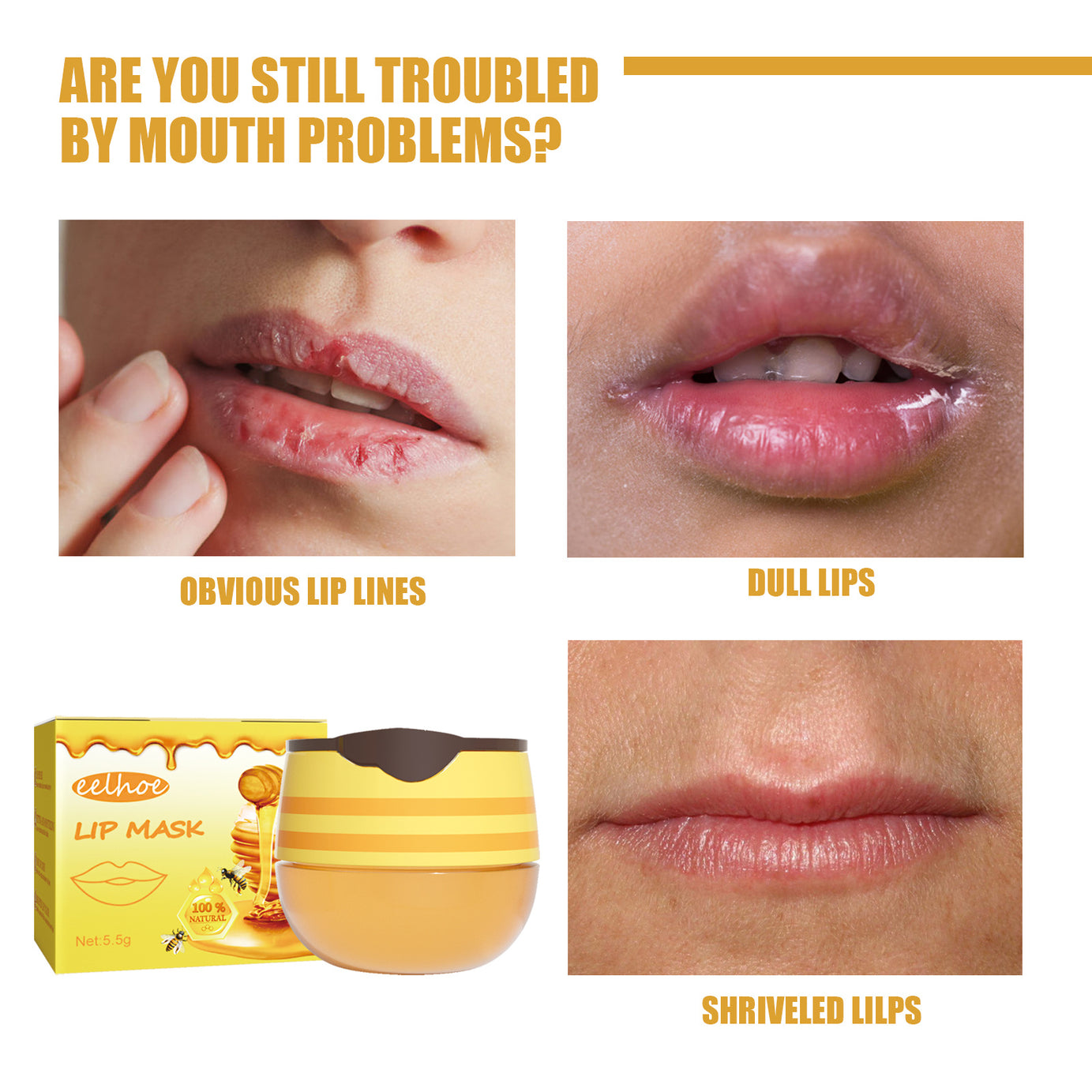 Honey Lip Mask - ShreeBliss