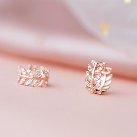 All-Matching Graceful Olive Branch Sterling Silver Women's Fashion Earrings – ShreeBliss