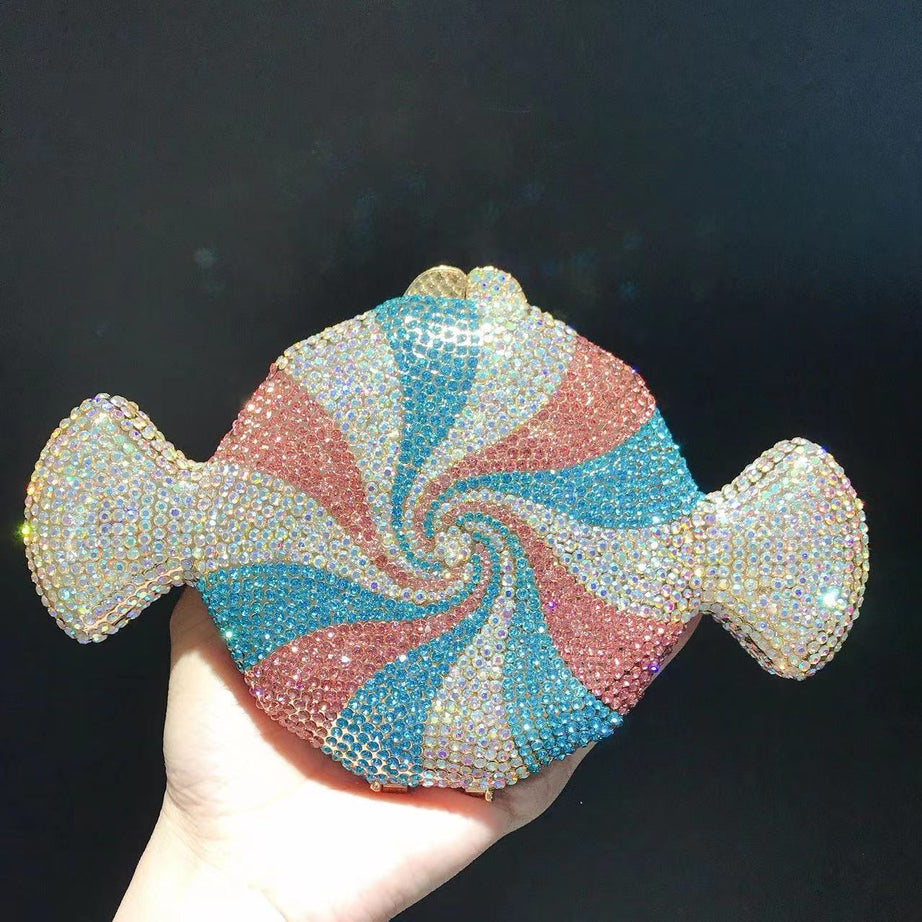 Women's Crystal Diamond Clutch – ShreeBliss