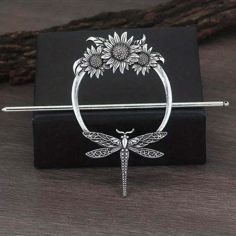 Viking Crescent Alloy Hair Barrette – ShreeBliss