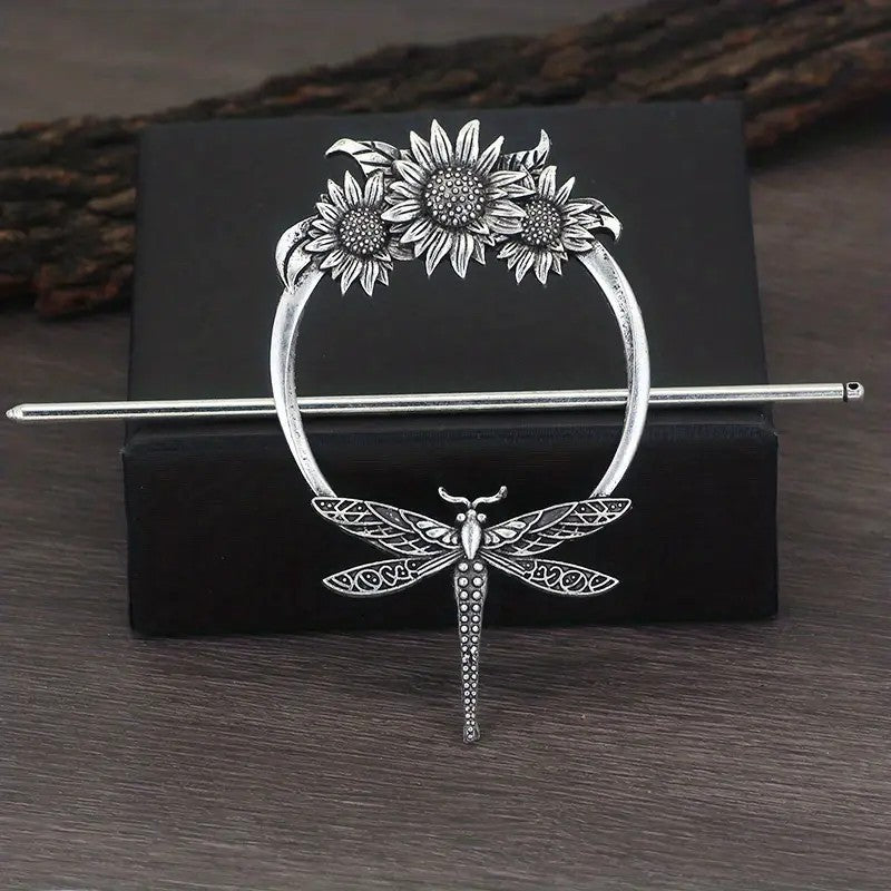 Viking Crescent Alloy Hair Barrette – ShreeBliss