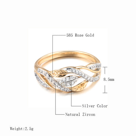 New Socialite Temperament Copper Plating All-match Fashion Women's Ring – ShreeBliss