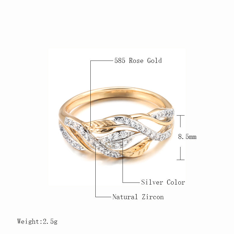 New Socialite Temperament Copper Plating All-match Fashion Women's Ring – ShreeBliss