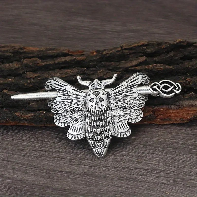 Viking Crescent Alloy Hair Barrette – ShreeBliss