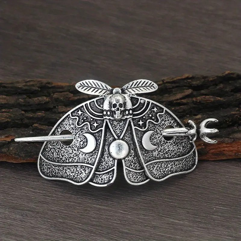 Viking Crescent Alloy Hair Barrette – ShreeBliss