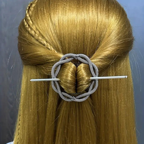 Viking Crescent Alloy Hair Barrette – ShreeBliss