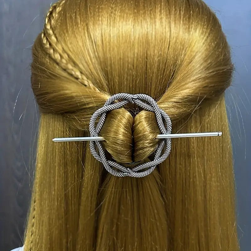 Viking Crescent Alloy Hair Barrette – ShreeBliss