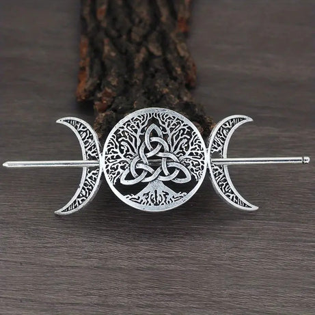 Viking Crescent Alloy Hair Barrette – ShreeBliss