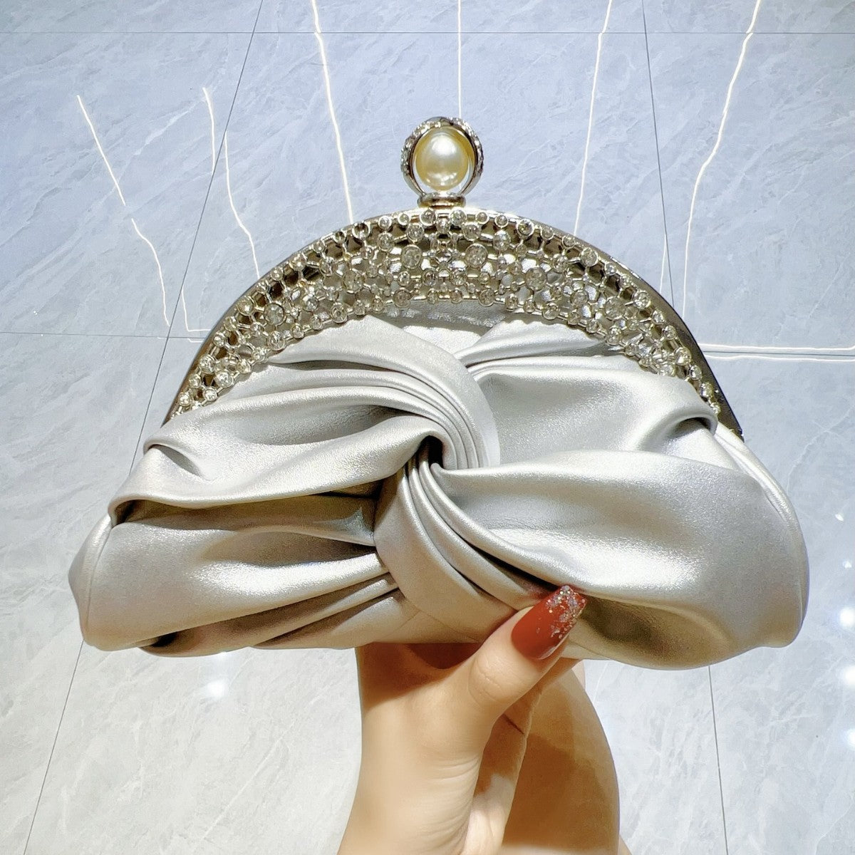 Elegant Diamond Mini Clutch – ShreeBliss