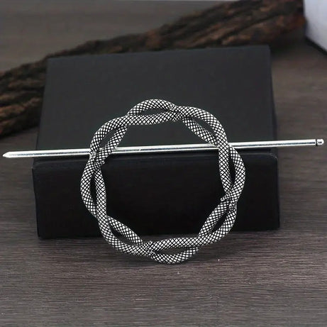 Viking Crescent Alloy Hair Barrette – ShreeBliss