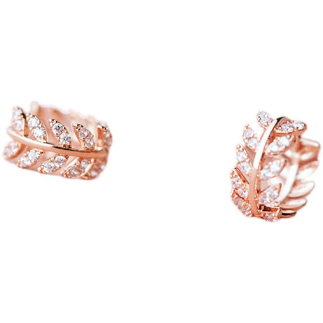 All-Matching Graceful Olive Branch Sterling Silver Women's Fashion Earrings – ShreeBliss