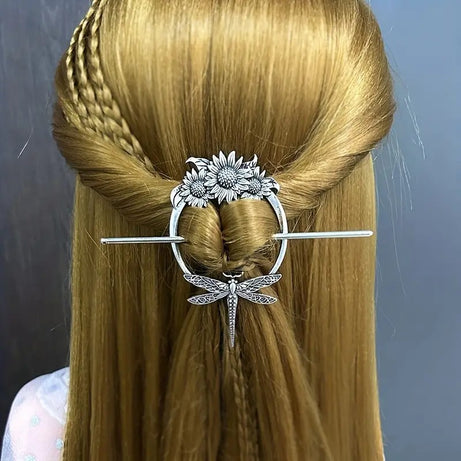 Viking Crescent Alloy Hair Barrette – ShreeBliss