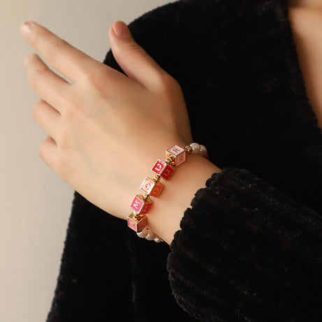 Colorful Beaded Necklace & Bracelet Set – ShreeBliss