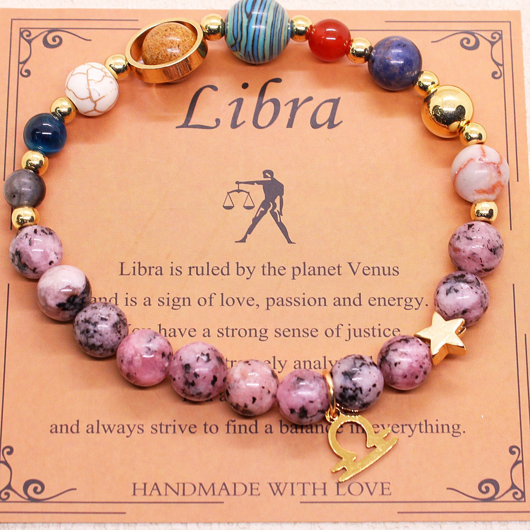 Eight Planets 12 Constellation Bracelet Natural Stone – ShreeBliss