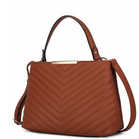 Dakota Vegan Leather Satchel Handbag – ShreeBliss