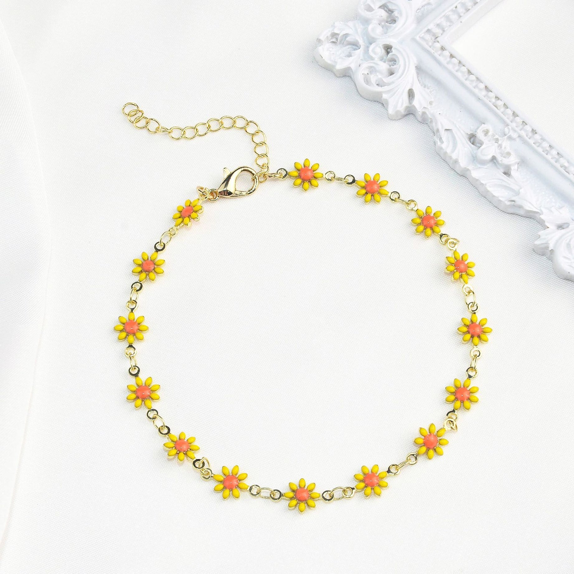 Little Daisy Anklet Simple Elegant Fashion – ShreeBliss