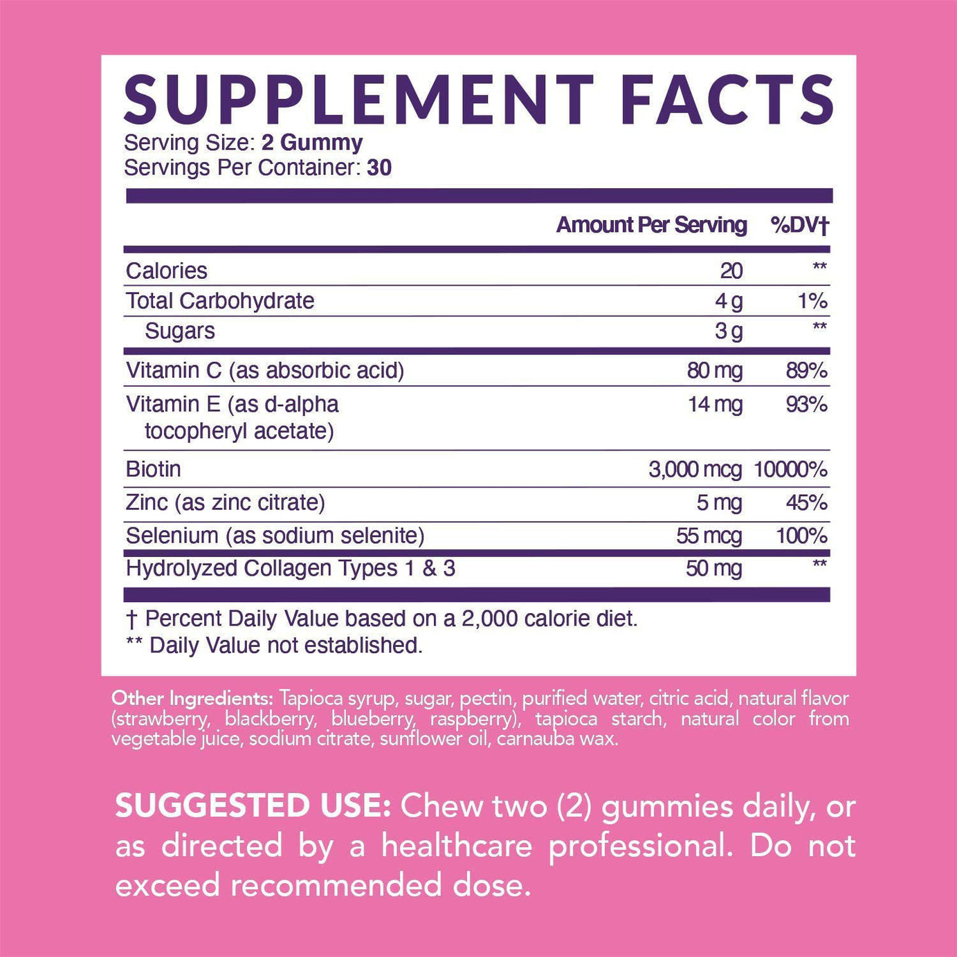 Collagen Gummies for Healthy Skin & Nails - 60 Count - ShreeBliss