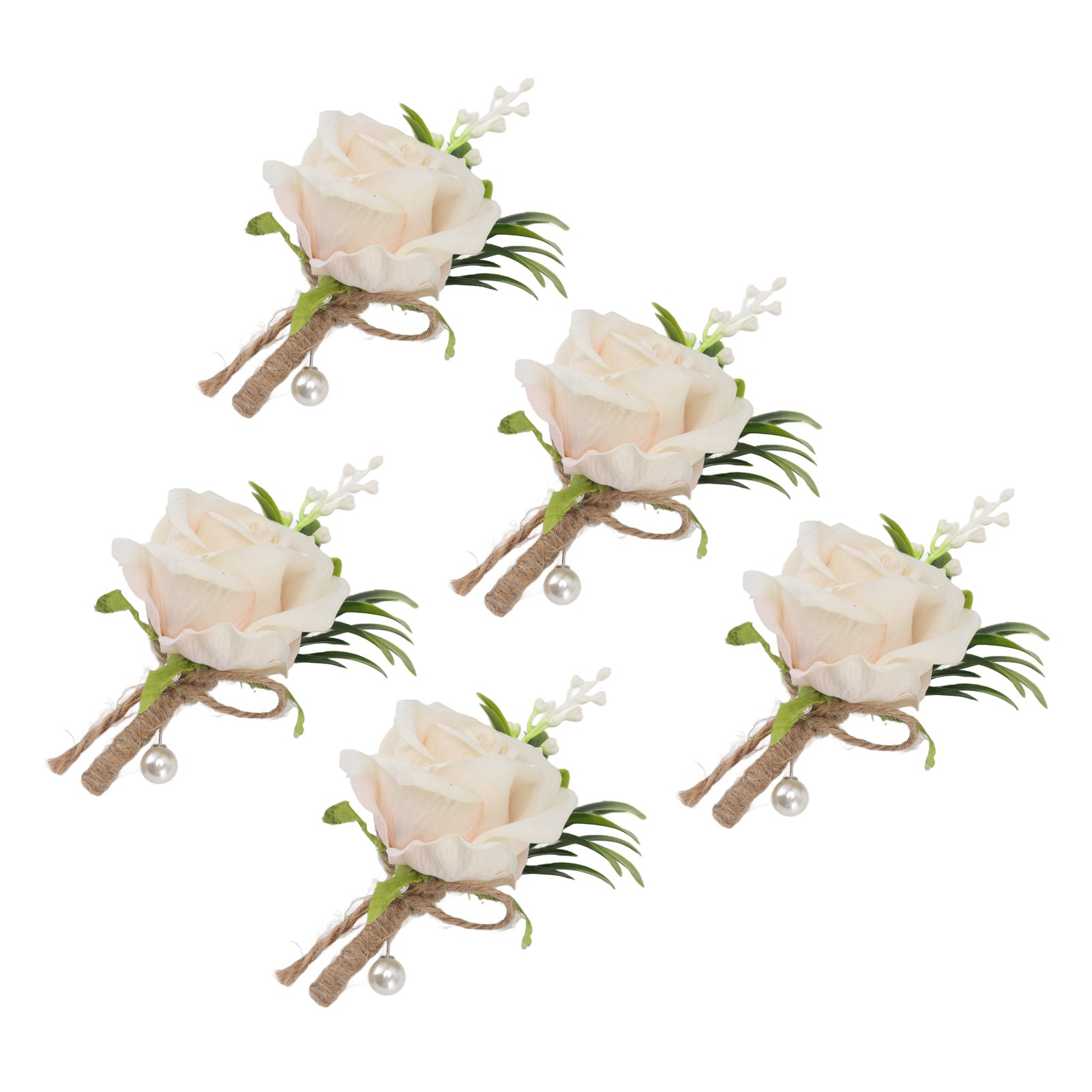 5PCS Wedding Boutonniere Corsage – ShreeBliss