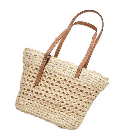 Large Capacity Straw Braided Bag – ShreeBliss