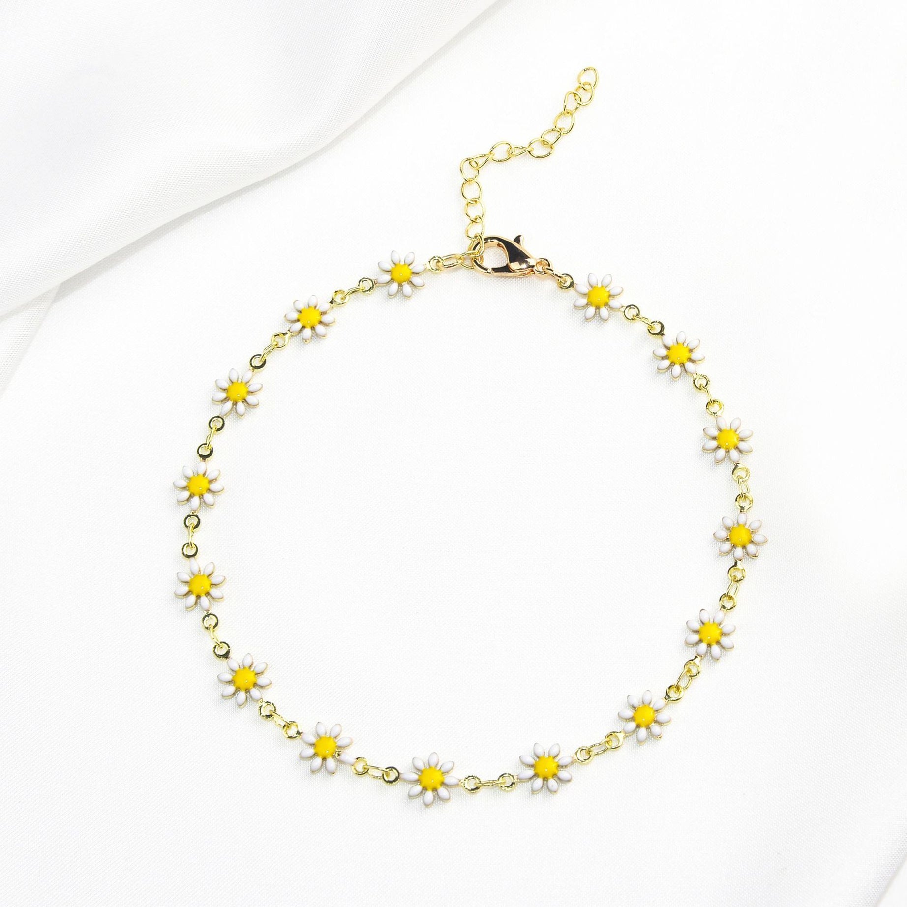 Little Daisy Anklet Simple Elegant Fashion – ShreeBliss