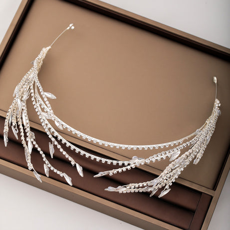 Simple Golden Alloy Mesh Headband – ShreeBliss