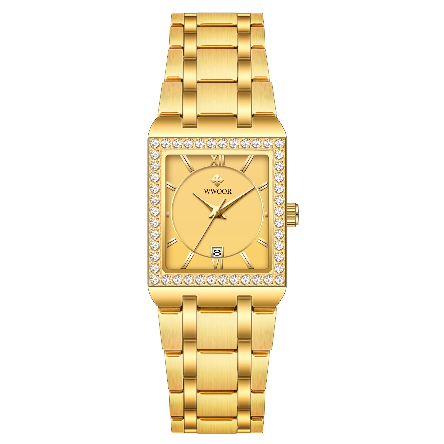 Grip Love Diamond Waterproof Quartz Watch - ShreeBliss