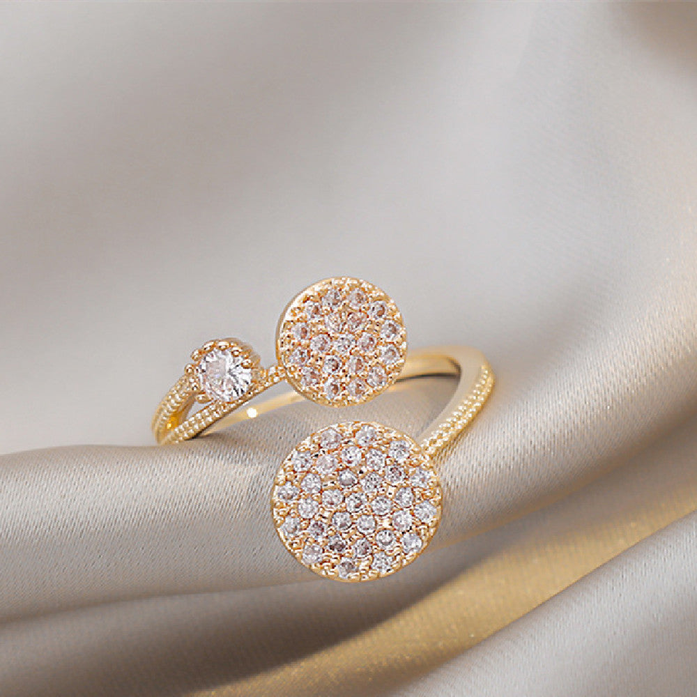 Fashion Alloy Round Diamond Ring For Women – ShreeBliss