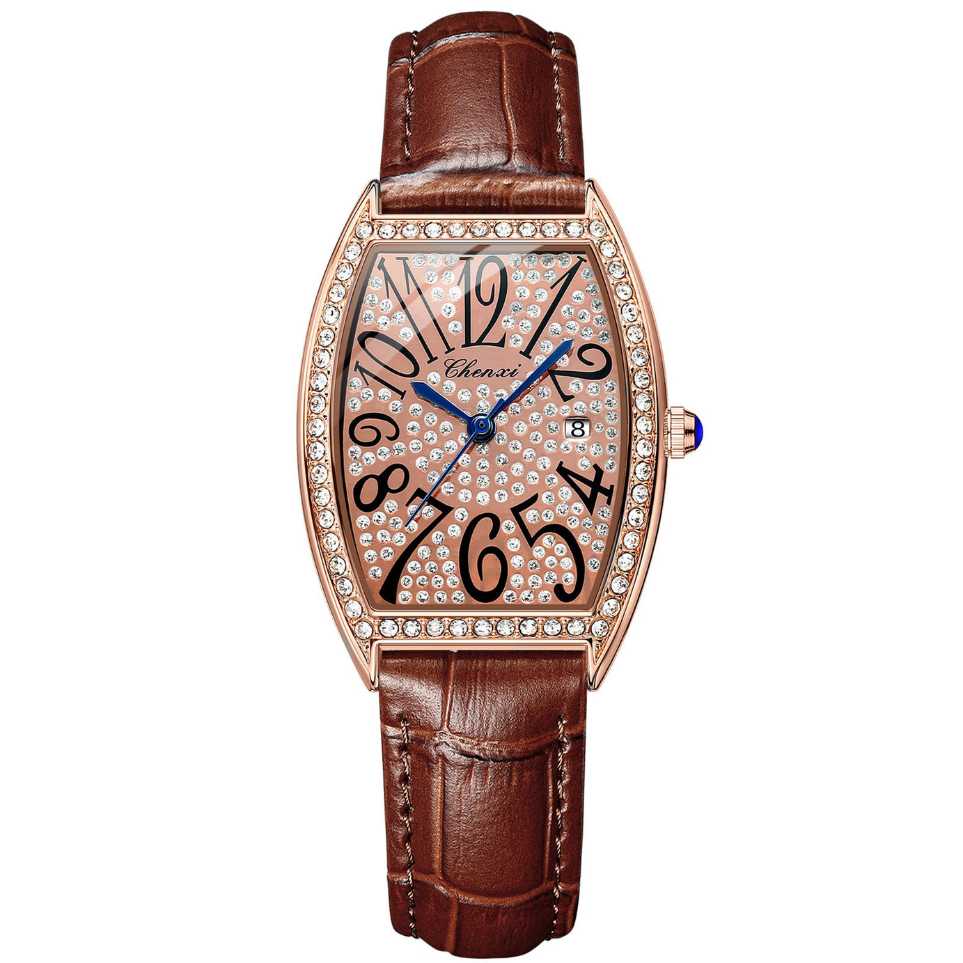 Casual Ladies Watch with Solid Steel Band - ShreeBliss