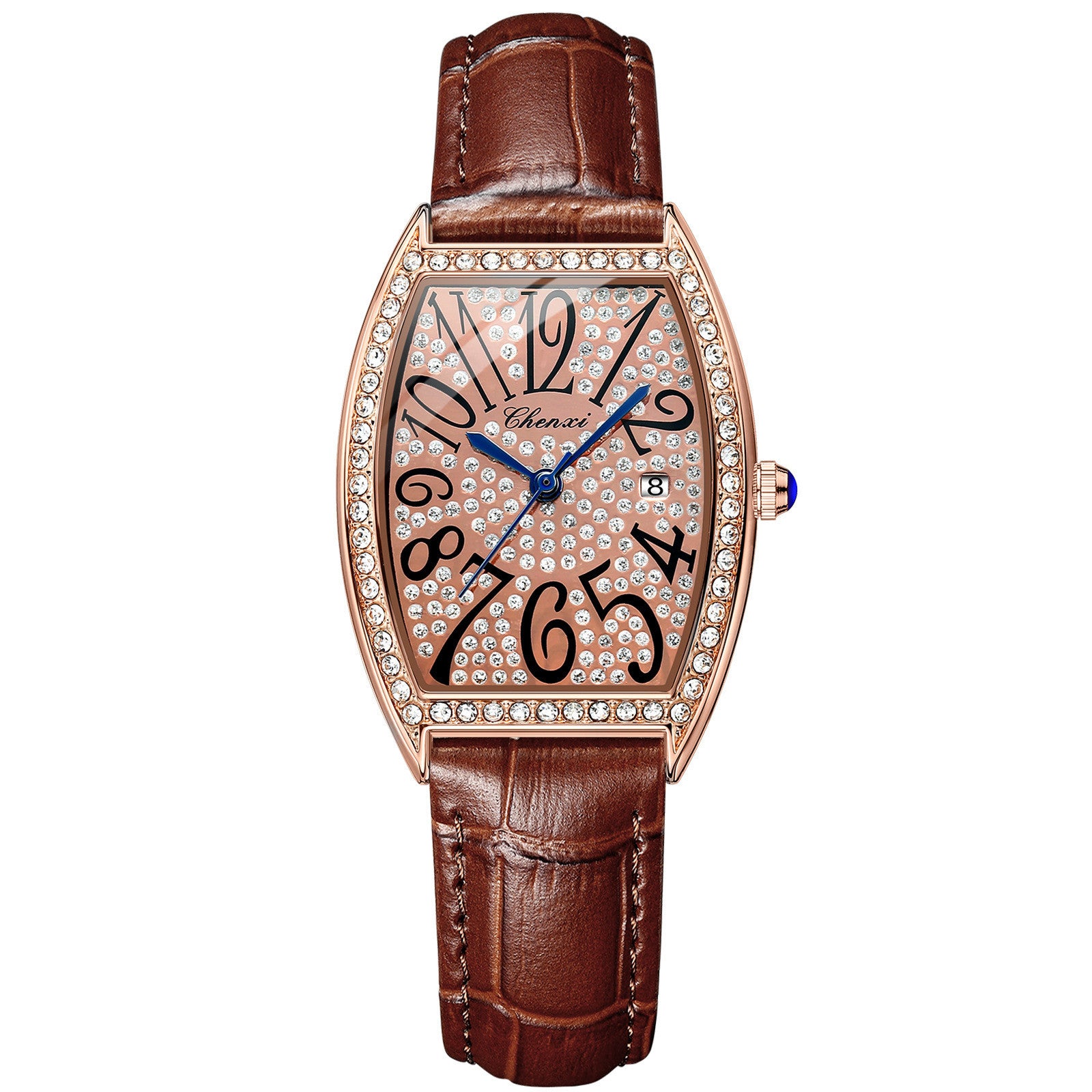 Casual Ladies Watch with Solid Steel Band - ShreeBliss