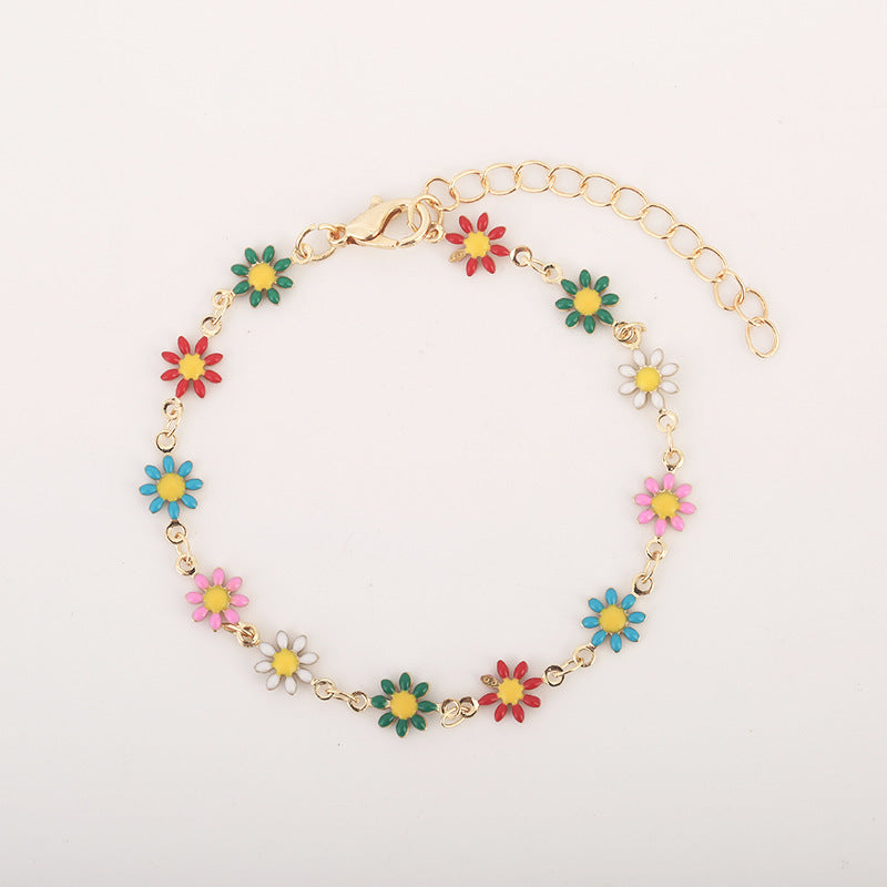 Little Daisy Anklet Simple Elegant Fashion – ShreeBliss