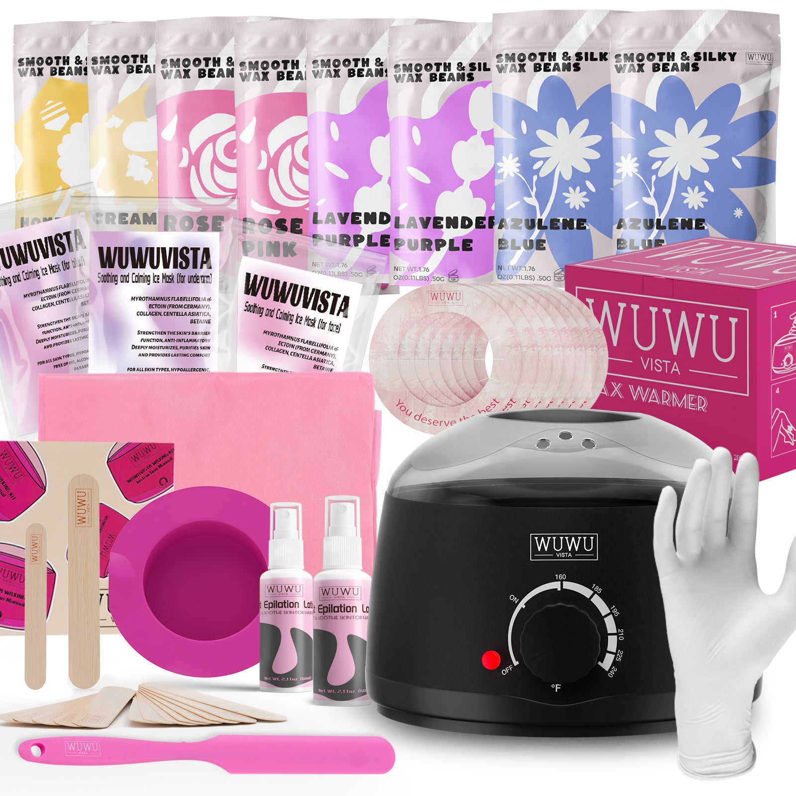 69-Piece Waxing Kit - ShreeBliss