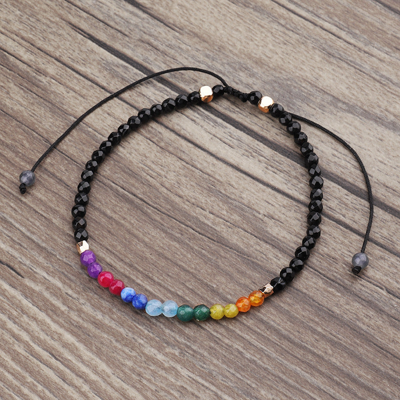 12 Constellations Seven Chakras Colored Stone Bracelet – ShreeBliss
