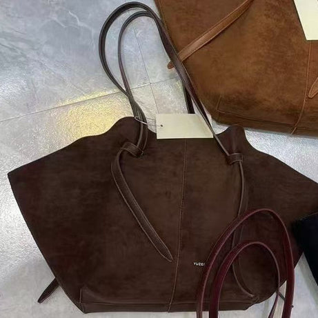 Women's Suede Frosted Tote Bag – ShreeBliss