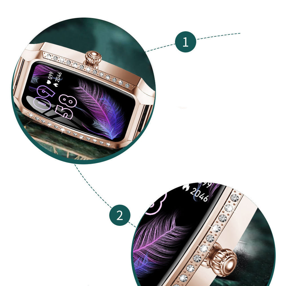 Heart Rate & BP Monitoring Music Watch - ShreeBliss