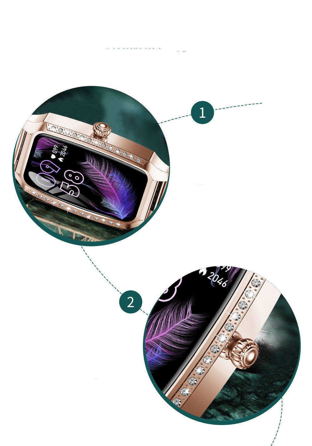 Heart Rate & BP Monitoring Music Watch - ShreeBliss