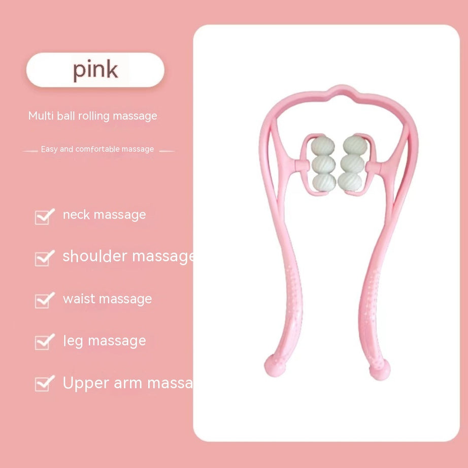 Manual Six-ball Household Multifunctional Neck Massager