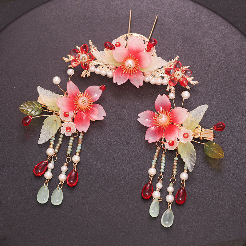Fringed Headdress Hairpin Set – ShreeBliss