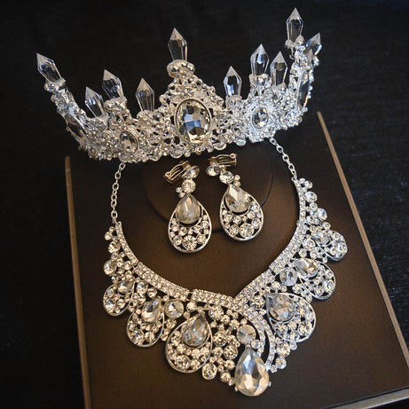 Bridal Flower Headdress & Jewelry Set – ShreeBliss
