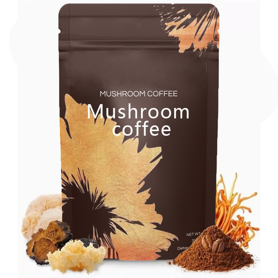 Mushroom Ground Coffee - Natural Energy & Focus Boost - ShreeBliss